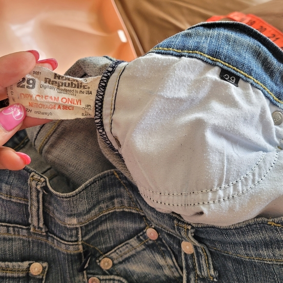 Rock & Republic Roth Rhinestone Bootcut Jeans - Picture 3 of 8